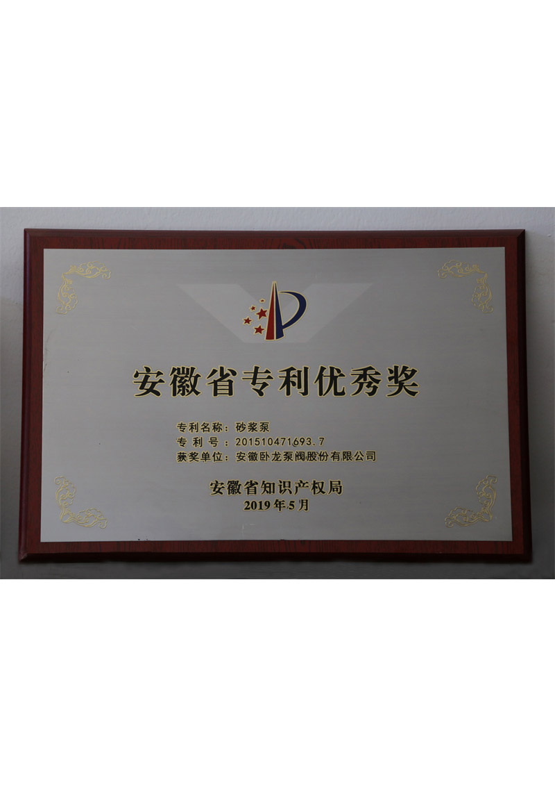 专利优秀奖2019